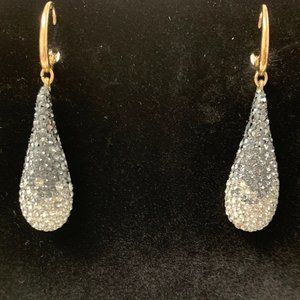 Swarovski Grey Ombre Crystal Drop Earrings